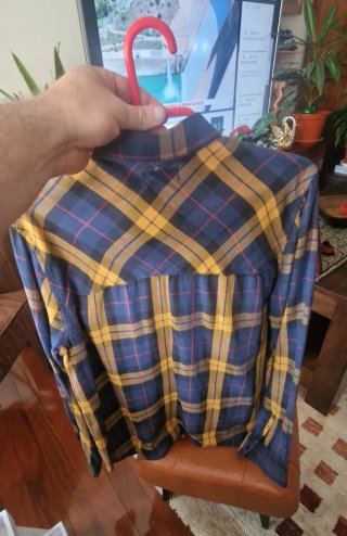 Camisa cuadros Pull&Bear mujer talla M