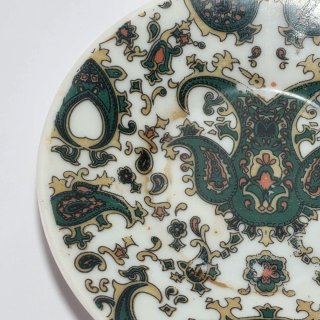 Piattino porcellana con decoro floreale giapponese