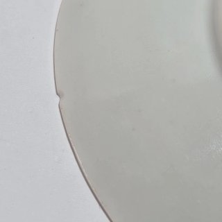 Piattino porcellana con decoro floreale giapponese