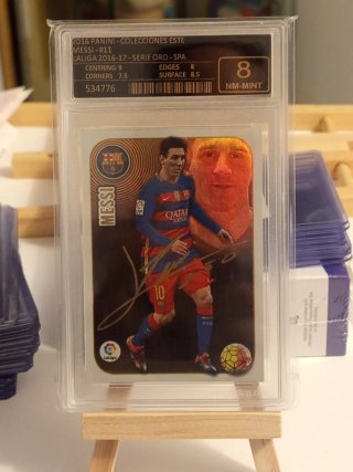 Cromo Messi 2016-17 Panini Serie Oro NM-MINT 8