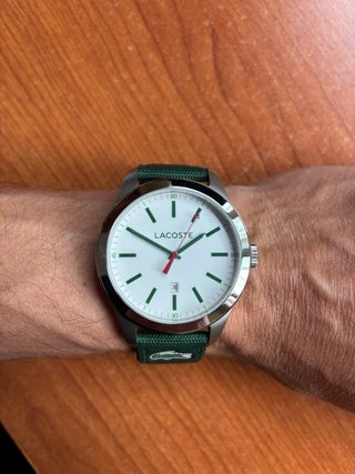 Reloj Lacoste Original LC.76.1.14.2484 Verde Acero