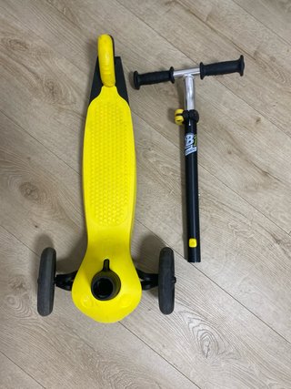 Patinete infantil 3 ruedas amarillo