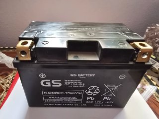 Batería GS GT12A-BS 12V 10Ah Plomo-Ácido