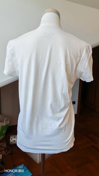 T-shirt Calvin Klein uomo bianca stampa