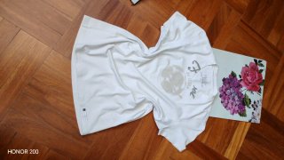 T-shirt Calvin Klein uomo bianca stampa