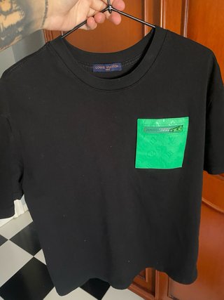 Camiseta Louis Vuitton Negra y Verde