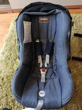 Base Isofix Inglesina + Cuco Grupo 0 Blue Jeans