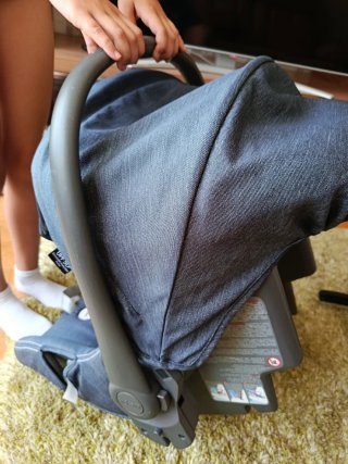 Base Isofix Inglesina + Cuco Grupo 0 Blue Jeans