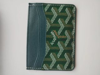 Tarjetero Goyard Verde
