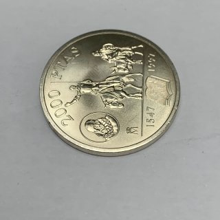 Moneda Plata 2000 Pesetas 1997 Juan Carlos I