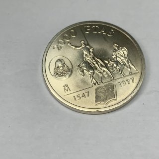 Moneda Plata 2000 Pesetas 1997 Juan Carlos I