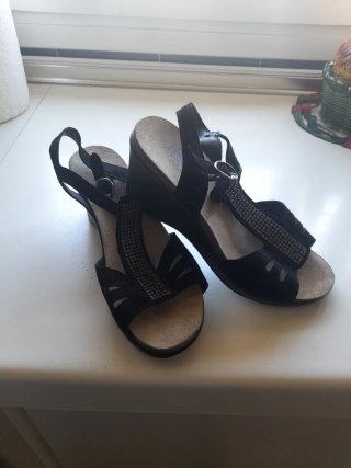 Sandalias italianas negras