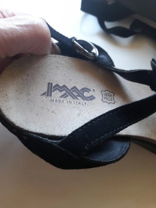 Sandalias italianas negras
