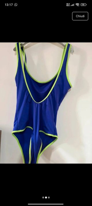 Costume intero Tezenis blu e verde