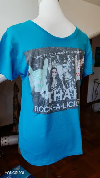 T-shirt uomo azzurra Eddicot