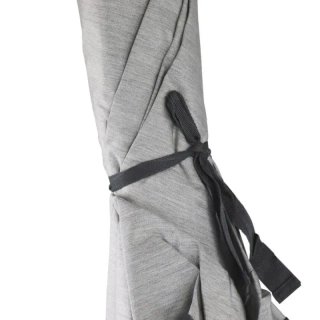 Sombrilla, Parasol Aluminio 240cm Gris UV50