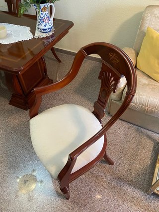 Mesa de comedor de madera maciza de lujo
