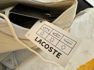 Zapatos Lacoste Blancos (Talla 45)