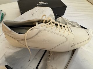 Zapatos Lacoste Blancos (Talla 45)