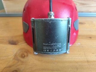 Casco de espeleología Petzl ecrin roc rojo