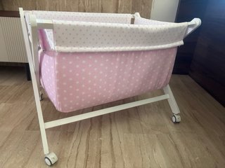 Vestidura Minicuna Estrellas Rosa