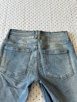 Pantalón campana Bershka azul