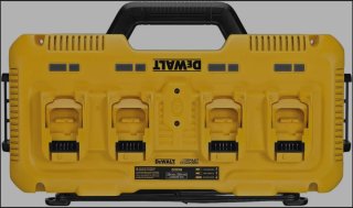 Caricabatterie DeWalt 4 slot + 4 batterie