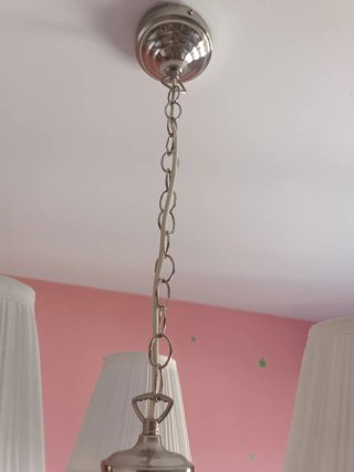 Lámpara colgante 3 luces dormitorio
