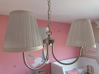 Lámpara colgante 3 luces dormitorio