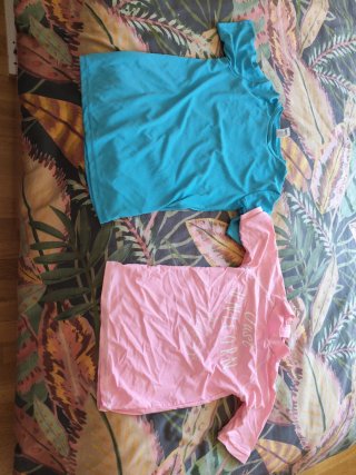 Camiseta protección solar unicornio rosa
