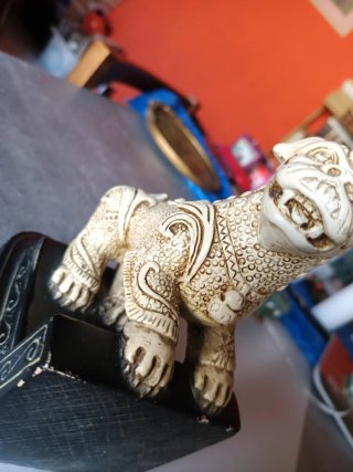 Figura Perro Foo Decorativa vintage