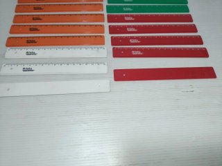 19 Righelli Fara Grafotec in Plastica Colorata