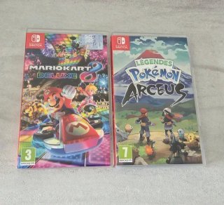 Mario Kart 8 Deluxe e Pokémon Legends Arceus