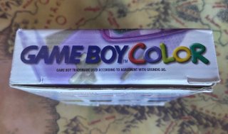 Nintendo Game Boy Color Morado translúcido en caja