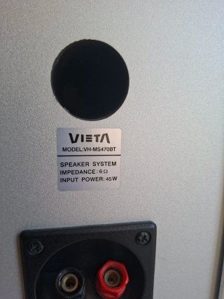 Vieta VH-MS470BT, altavoces y mando