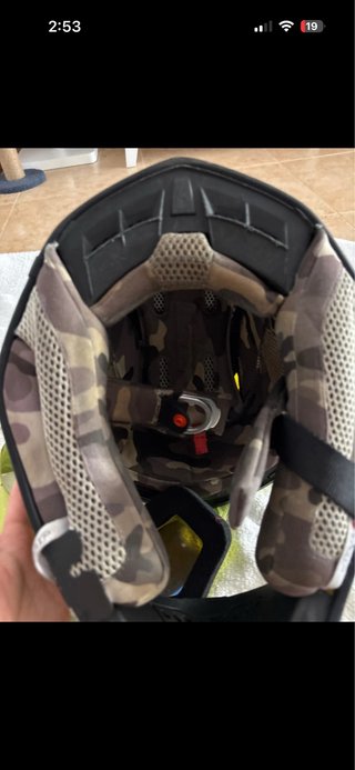 Casco Moto Enduro/Motocross Amarillo