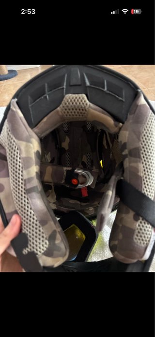 Casco Moto Enduro/Motocross Amarillo