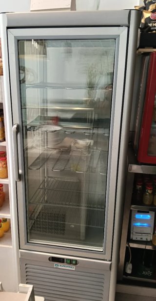 Congelador Vertical Puerta Cristal