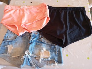 Pantalones cortos fucsia