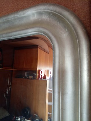 Espejo cuerpo entero plateado 90x197