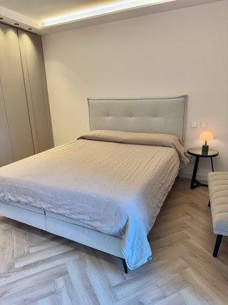 Cama doble 1,60m con somier y topper
