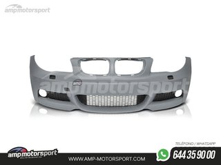 PARAGOLPES DELANTERO BMW SERIE 1 E87/E82/E87 LOOK M COUPE CON SRA