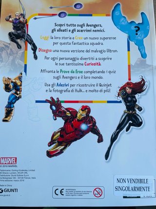 Riviste giochi avengers