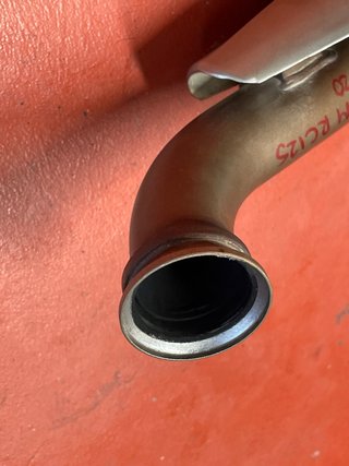 Tubo de escape ktm rc 125 2020