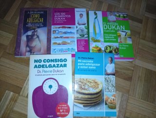 Set lote 5 libros cocina dieta dukan adelgazar