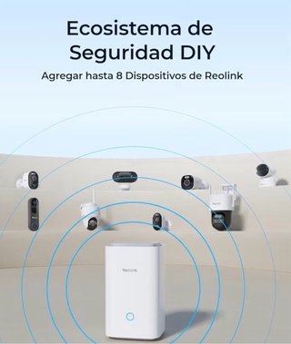 Reolink 2 Cámaras 4K Argus 4 Pro + Panel