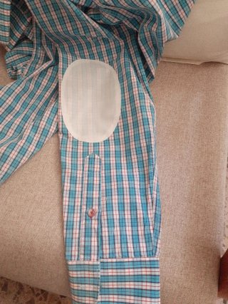 Camisa GAS manga larga cuadros hombre