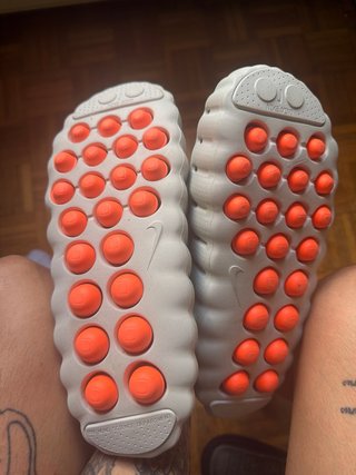 Chanclas Nike Mind 001 Blancas Naranja
