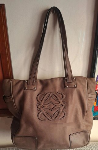 Bolso Loewe Piel Gris
