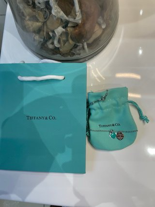 Collana Tiffany & Co. Cuori Blu Argento